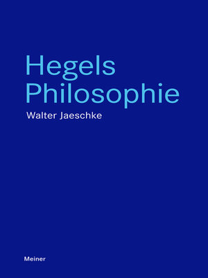 cover image of Hegels Philosophie
